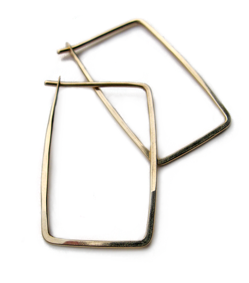 Small Rectangle hoops